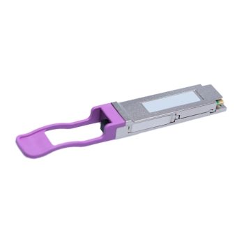   100G BiDi QSFP28 module, TX:1271nm/RX:1331nm, 10km over SMF, DDM, simplex LC connector, 0°C ~ +70°C temp range