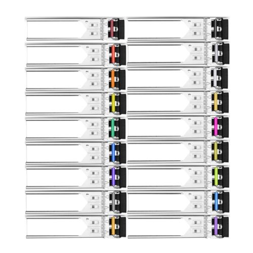 1.25G CWDM SFP module, 1270-1610nm (CH27-61), 40km over SMF, DDM, duplex LC connector, -5°C ~ +70°C temp range