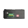   Unmanaged Industrial Switch, DIN-rail, 8x10/100/1000Base-T RJ45 ports (Port 8 as uplink port), IP40 protection level, compact design, -40 ~ +75℃ operating temperature, 12~58VDC redundant power inputs. 