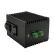L2 Managed Industrial Switch, DIN-rail, 8x10/100/1000Base-T RJ45 + 8x100/1000Base-X SFP + 4x1G/2.5G/10GBase-X SFP+ ports, DI/DO/RS485/Modbus and USB cfg port, IP40 level, compact design, -40~+80℃ operating temperature, 12~75VDC redundant power inputs