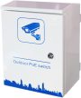 Solar powered managed outdoor PoE switch w. integrated MPPT controller, circuit-breaker, surge protector, fiber tray and cooling fan. 8x10/100/1000BaseT PoE+2x1000Base-X SFP ports. W/O battery. IP55